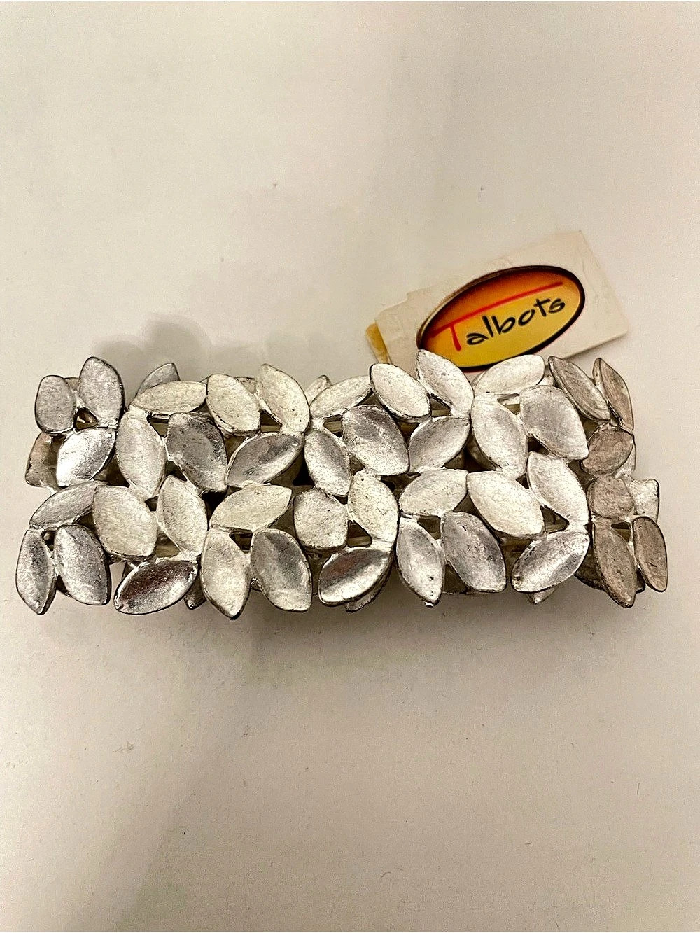 NWOT TALBOTS Silver-Tone Leaf Link Bracelet